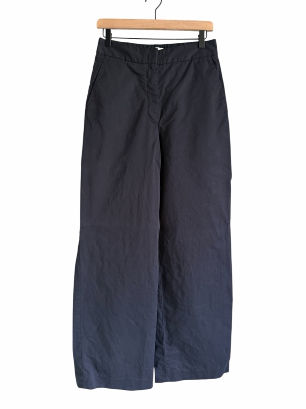 Wilfred High Rise Full Length Wide Leg Pants Black